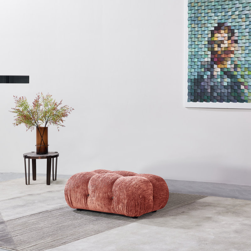 Damion Ottoman, Plush Chenille
