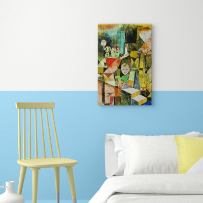 Introducing the Miracle by Paul Klee - Wrapped Canvas