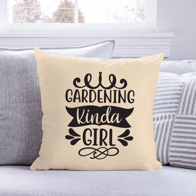 Amant de jardin - Citation amusante 52 - Coussin décoratif inclus