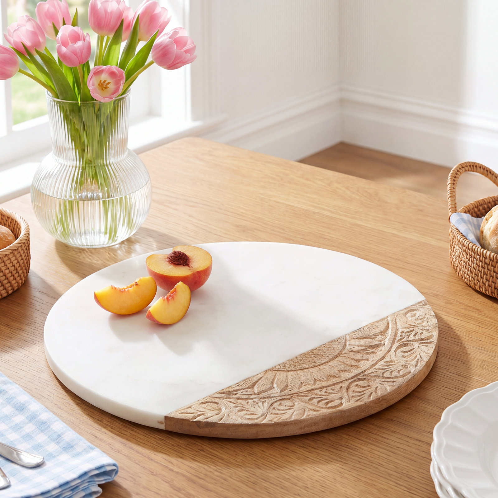 Round Cheese Board
