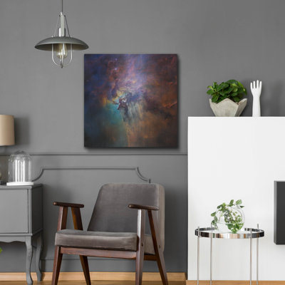  Art mural en métal «Lagoon Nebula» par la NASA