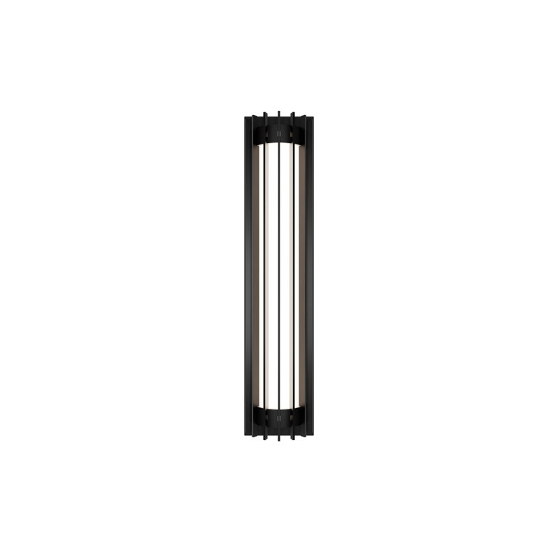 Moline Dimmable LED Outdoor Wall Light With Color Temperature Switch from 2700K/3000K/3500K/4000K, 24" H x 5.38" W x 3.75" D
