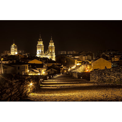 Night View Of City by Javier Vuelta - Wrapped Canvas Print