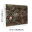 Papier peint Enchanted Garden Maroon Tropical-1242834537