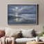 «Moonlit Ocean Waves and Cloudy Night Sky Seascape», reproduction d'art encadrée-1845762664-1845762659