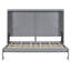 Lit escamotable double pleine grandeur, gris-588555525-588555530