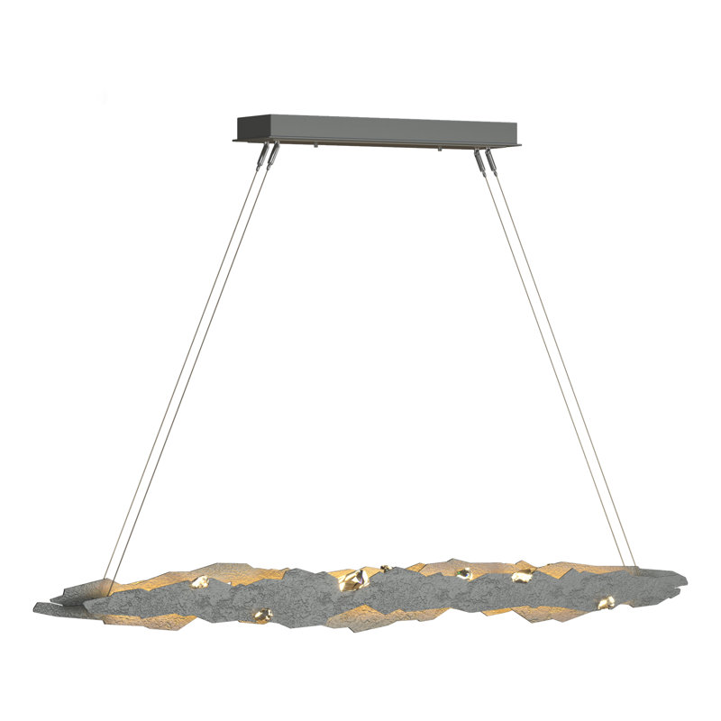 Trove Kitchen Island LED Pendant, Vintage Platinum