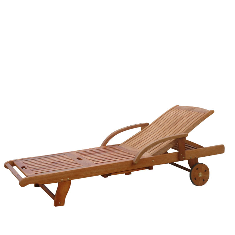 Afrin 195cm Long Reclining Eucalyptus Single Chaise with Cushions