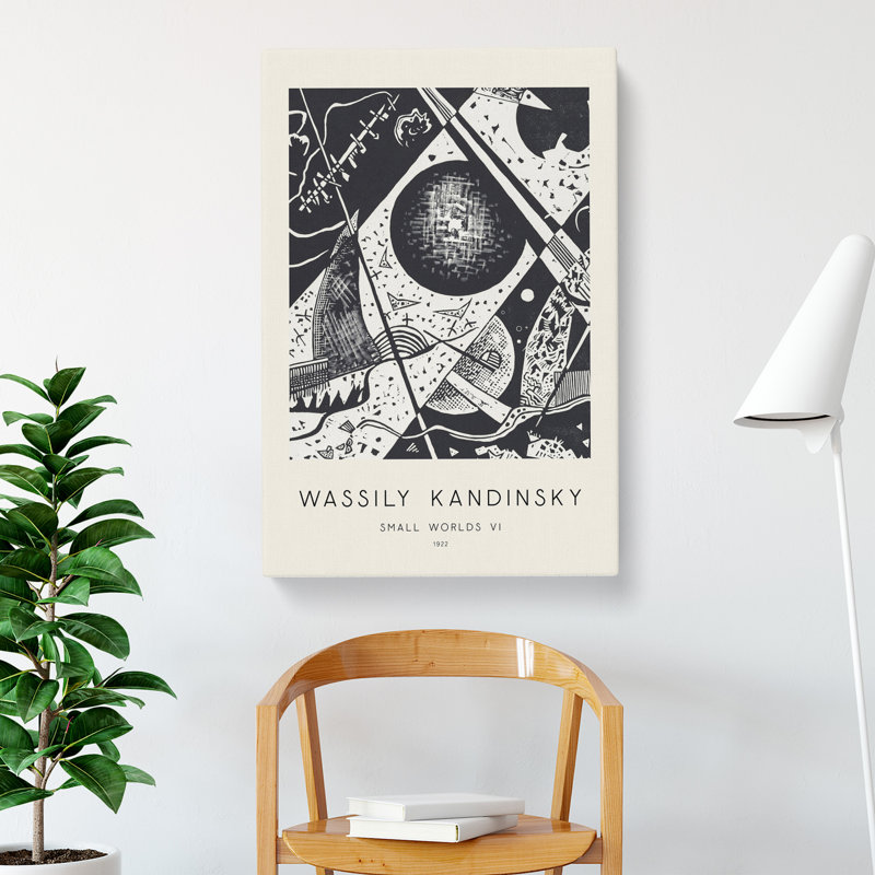 Small Worlds VI Print by Wassily Kandinsky - Wrapped Canvas, 60cm H x 40cm W x 3cm D