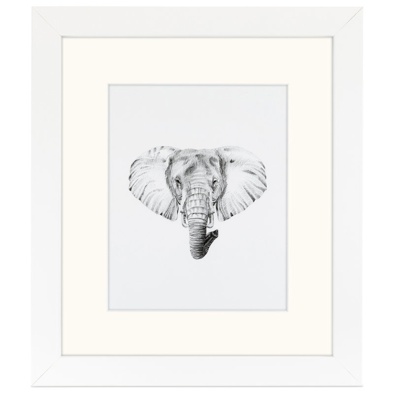 Cadre pour photo simple blanc mat 10 "x 10", Blanc