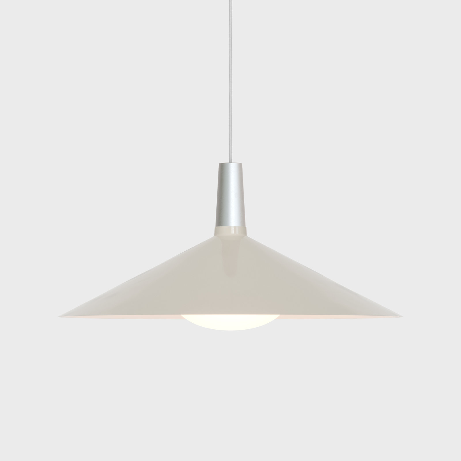 Bower Single Light Pendant, White