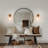 Modern Tranditional 1-Light Brass Wall Sconce