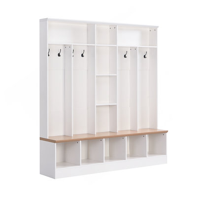 Yomaly Hall Tree with Bench and Shoe Storage by Gracie Oaks