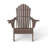 3-Piece Folding Adirondack Chair Set in HDPE with Built-In Cup Holders for Outdoor Use-1279947245