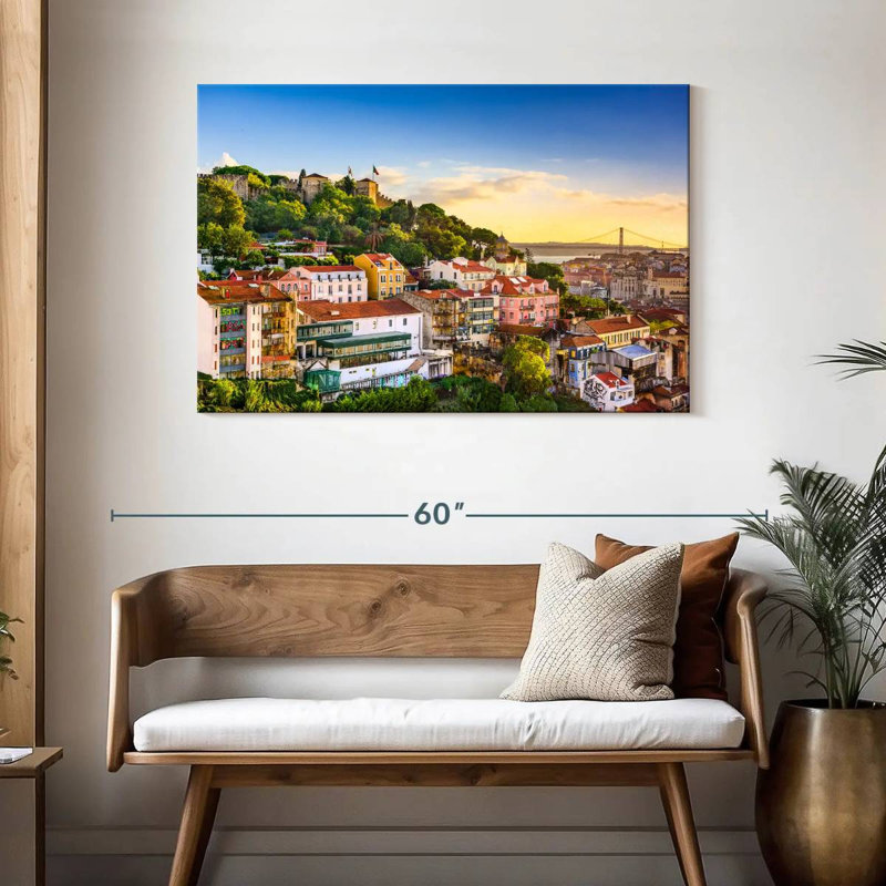 Kavia Lisbon Skyline, 30" H x 45" W