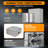 NEMA 4X/IP67 Steel Electrical Junction Box, Waterproof Dustproof Lockable Enclosure With Mounting Plate And 2 Keys For Electrical Panel And In-Wall Installation