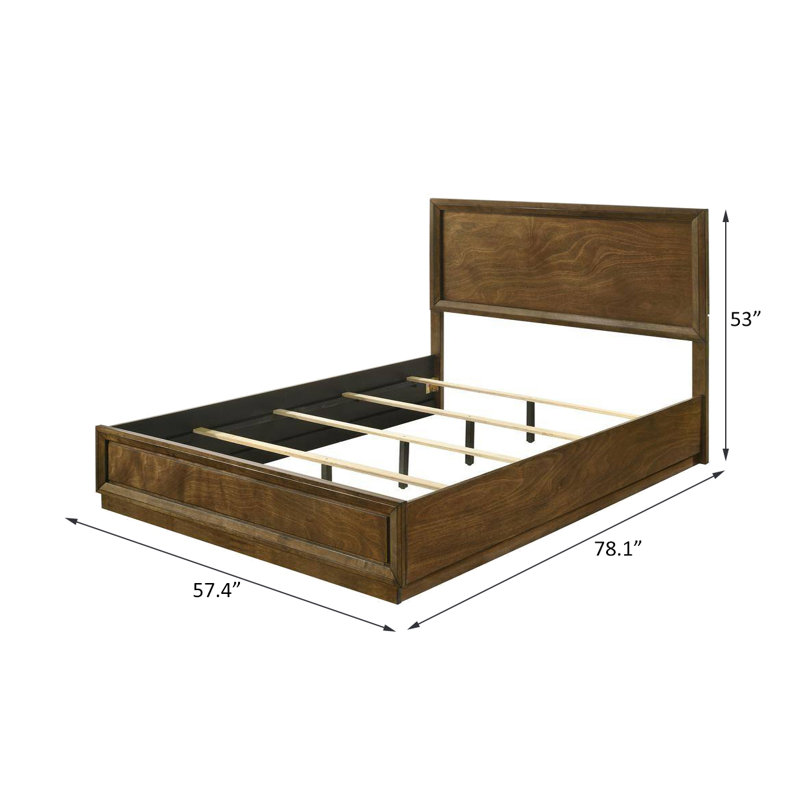 Full Bed, Walnut, Full