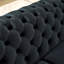Canapé modulaire en L Chesterfield, canapé capitonné à boutons avec 5 coussins, canapé de salon