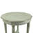 Dakota Traditional 24"Dia Round 1-Shelf End Table with Scalloped Top-804406516