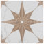 Llama Stella Loire 10" x 10" Porcelain Marble Look Wall & Floor Tile-522909342