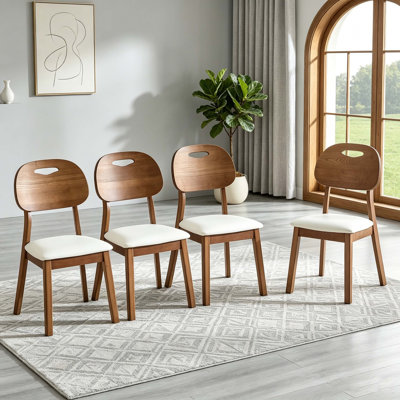 solid wood dining chairs