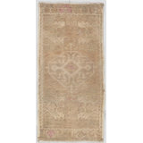 Vintage One-of-a-Kind Runner 1'5" X 3' Hand Knotted Area Rug