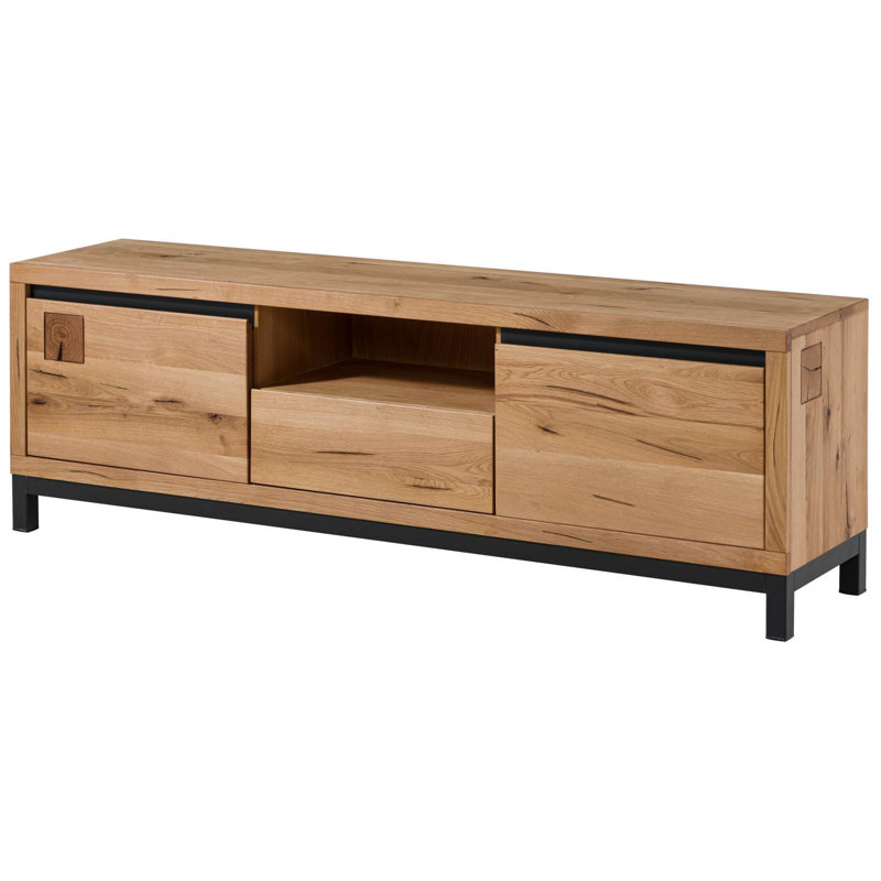 Villanders Unfinished TV Stand for TVs up to 78", Ecru