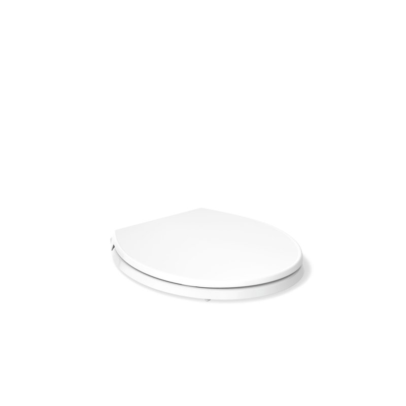 Border Readylatch Quiet-Close Toilet Seat, White, Round
