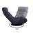 Reclining Floor Chair With Metal Frame, 360-Degree Rotation - For Relaxing Navy 3 Adjustment Functions, 28.54 Lb Weight Home Use