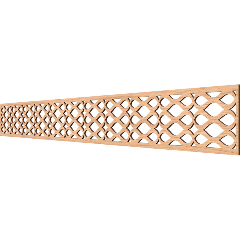 Moulure de panneau Somerset, Noyer blanc, H 6 po x l 46,5 po x P 0,375 po
