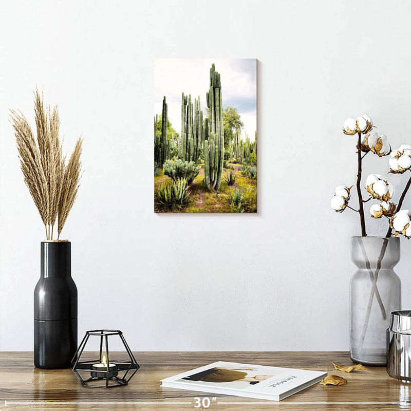 Harnek Viva Mexico - Cardon Cactus I, 12" H x 8" W