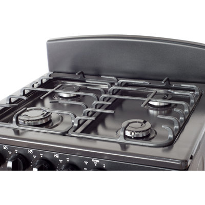 Cuisinière autoportante 24 po avec four d'une capacité de 3,0 pieds cubes - 4 brûleurs scellés Sabaf italiens - B