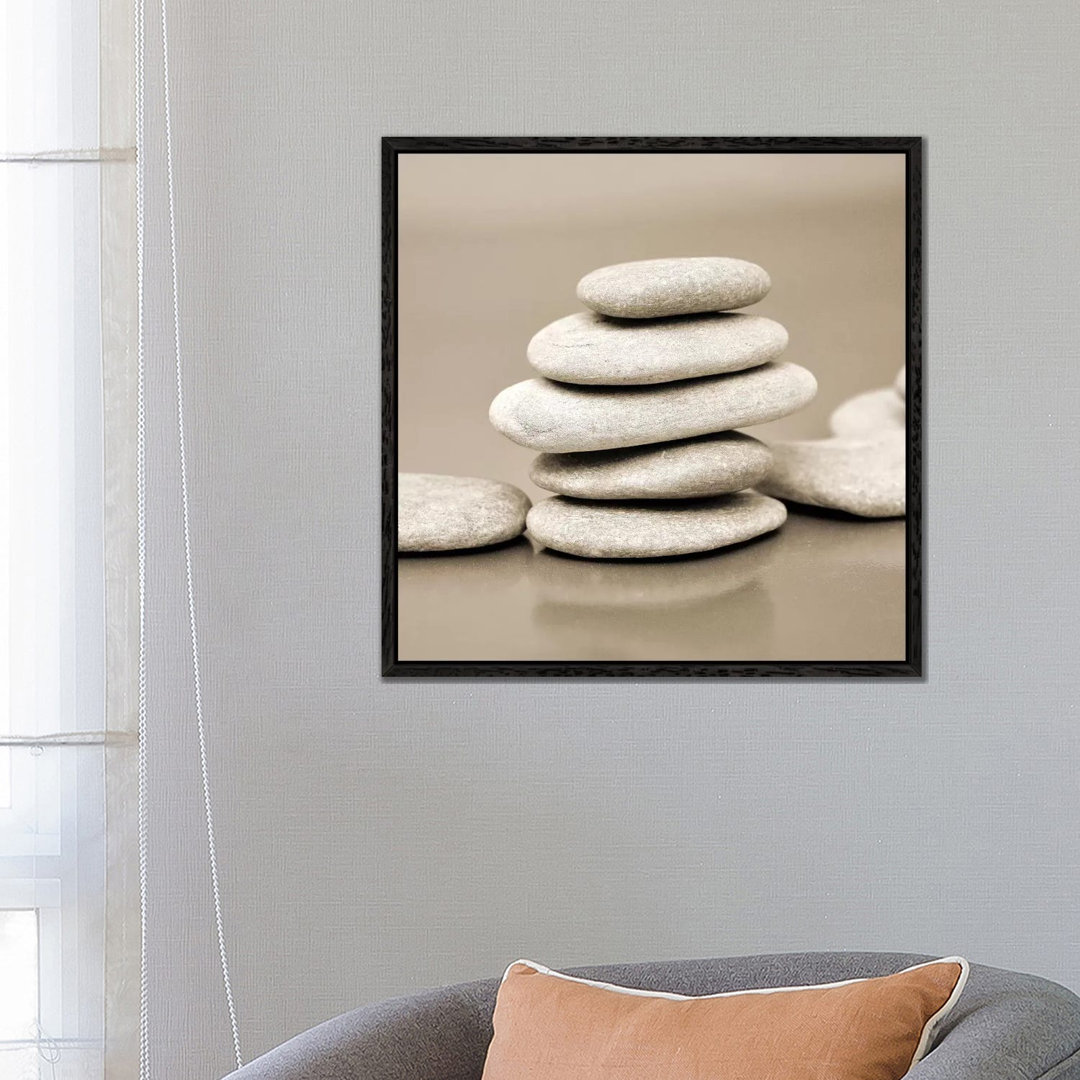 Leinwandbild Zen Pebbles I