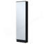 Shoe Rack, Mirror, Five Interior Shelves, Single Door Cabinet-2026700284