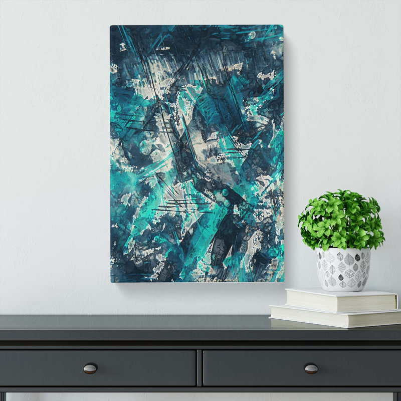 Knowing Why in Abstract - Wrapped Canvas, 91cm H x 60cm W x 3cm D