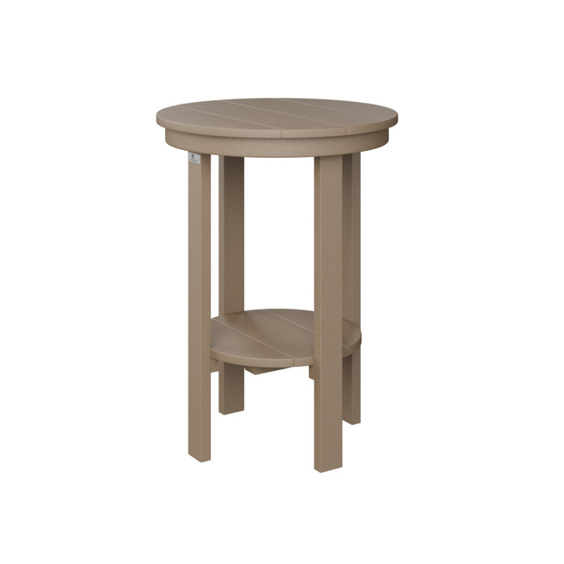 Table de bout ronde Berlin Gardens, Bois vieilli