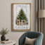«Rustic Christmas Tree Holiday», art de chambre à coucher, impression sur toile encadrée-132863879-132863880