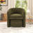Braedin 28" Wide Modern Upholstered Accent Chair With Storable Ottoman-2102807144