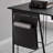 A Black Exquisite And Practical Writing Desk