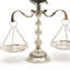 Libra Globe-Scale Tray | Rustic Vintage Balance Centerpiece for Tabletop | 9"x4.5"x13"