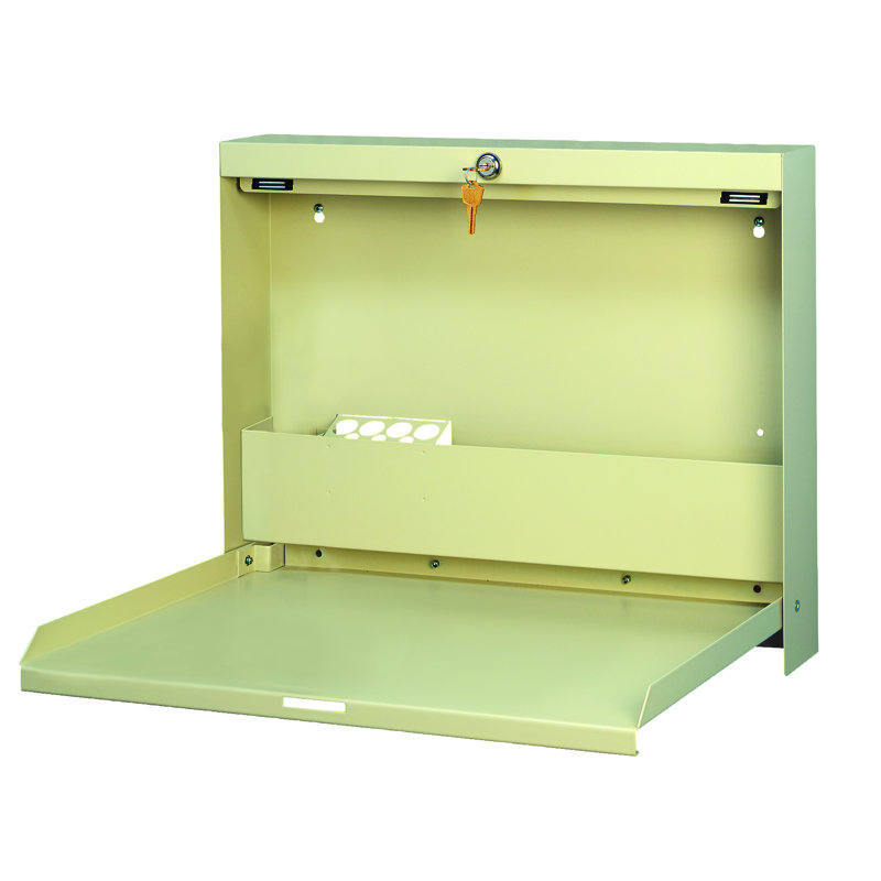 Datum Storage WallWrite Bin, Bone White