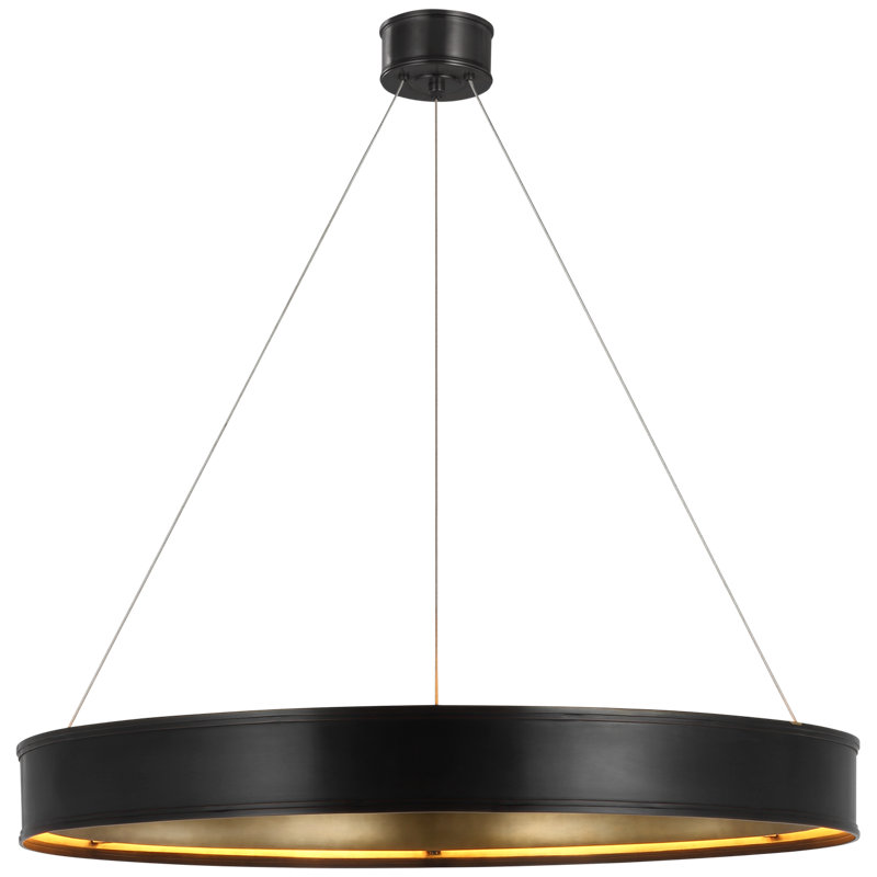 Chapman & Myers Connery 40" Ring Chandelier, Bronze
