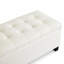 Banc de rangement capitonné l 49 po