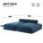 90"Oversized Modular Sectional Sofa,Fully Compressed,Spacious Foam-Filled Sofa Bed for Living Room,elderly - friendly design,2 PC Free Combination,No Assembly Required,3 Colours-894664972