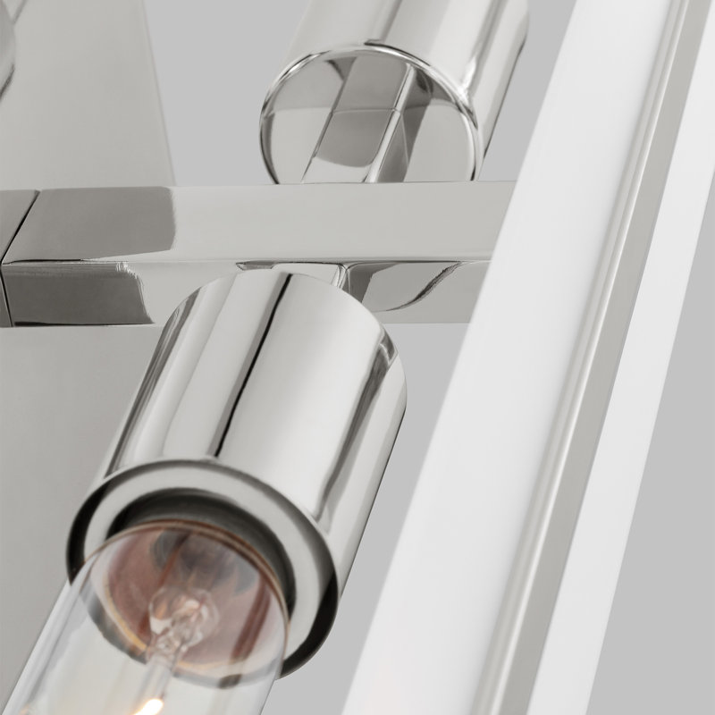 Vanity Light, Chrome, 2, 7"H x 24"W x 4.88"D