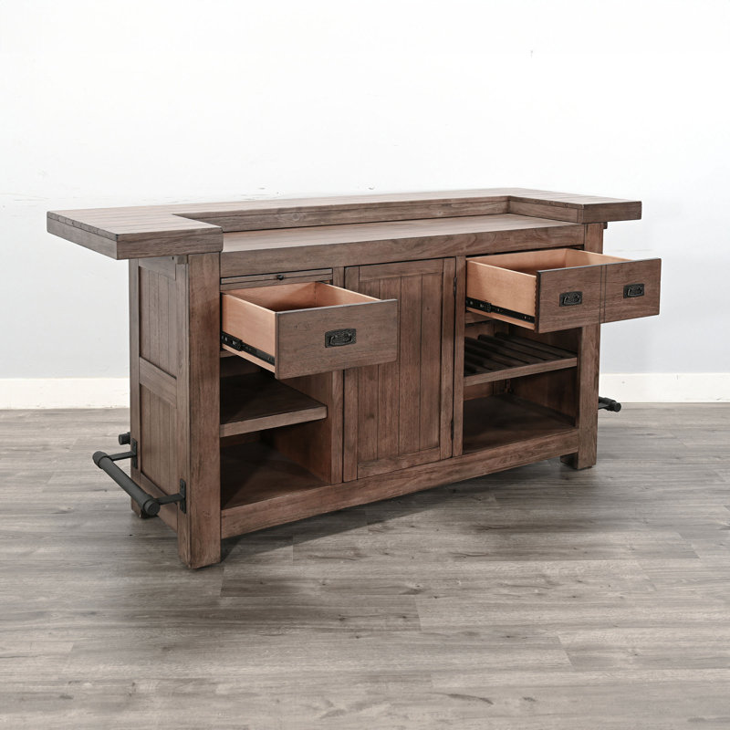 Gridley 80'' Home Bar