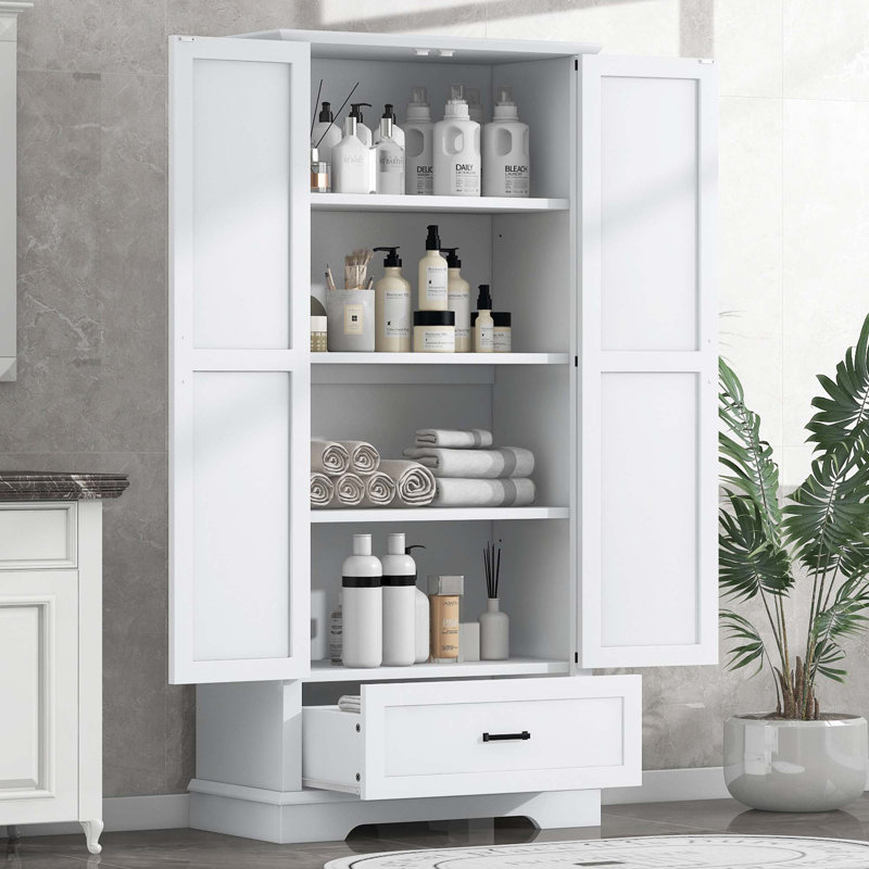 Tall Bathroom Cabinet With Adjustable Shelves