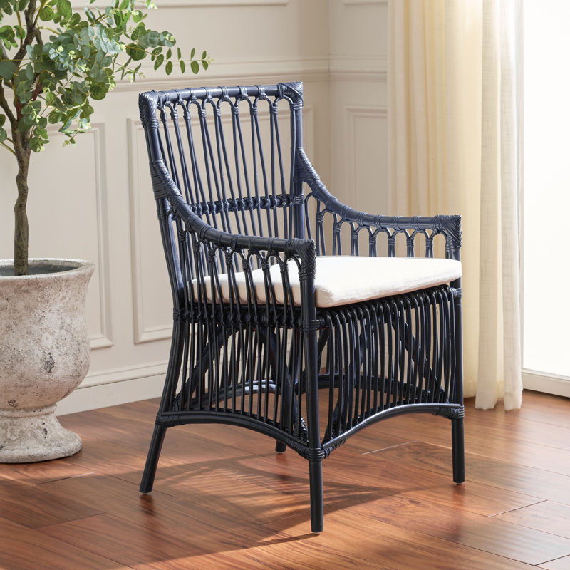 Chaise tissée Bree, Navy Blue