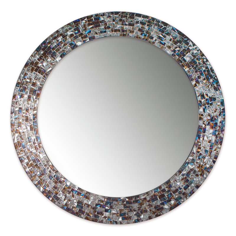 Toolleen Round Mirror, Silver