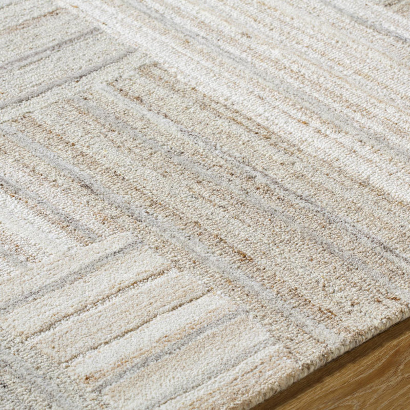 Cecili Handmade Area Rug, Rectangle 9' x 12'